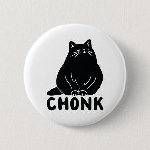 Badge Rond 5 Cm Chat Chonk
