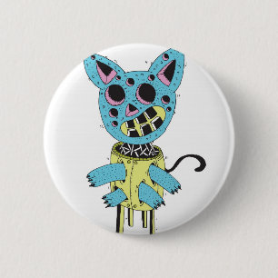 Badge Rond 5 Cm chat de cerf-volant