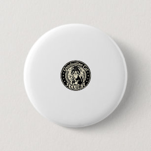 Badge Rond 5 Cm Chat de fin d'études Chat drôle Graphique - Chat d