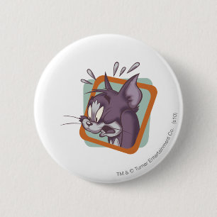 Badge Rond 5 Cm Chat de Tom Scaredy