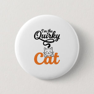 Badge Rond 5 Cm Chat Drôle Gravure Vintage Design Amateur De Chats