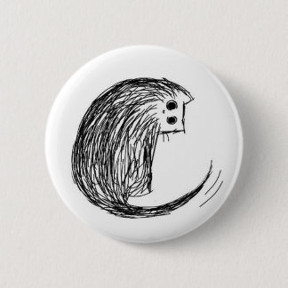 Badge Rond 5 Cm Chat et queue