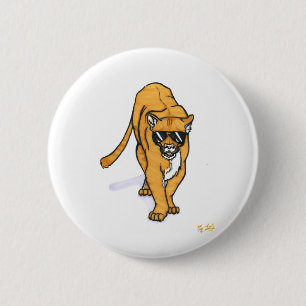 Badge Rond 5 Cm chat frais