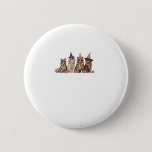 Badge Rond 5 Cm Chat mignon Halloween Kitty Halloween Animal Anima