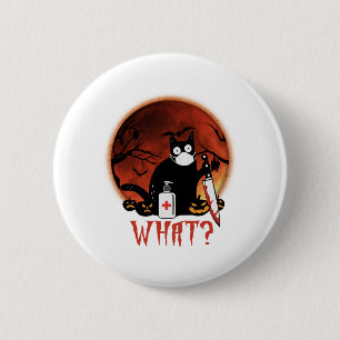 Badge Rond 5 Cm Chat Noir Quel Chat T Shirt Muderous Chat noir quo