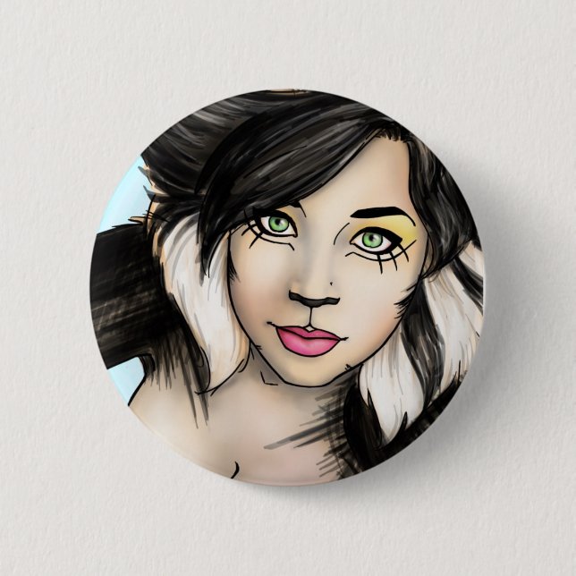 Badge Rond 5 Cm Chat Parsli de Jellicle (Devant)