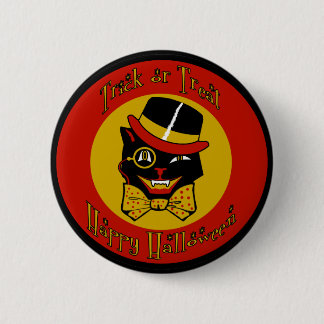 Badge Rond 5 Cm Chat pimpant
