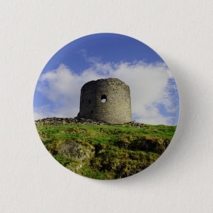 Badge Rond 5 Cm Château au Pays de Galles