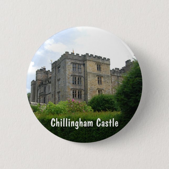 Badge Rond 5 Cm Château de Chillingham (Devant)
