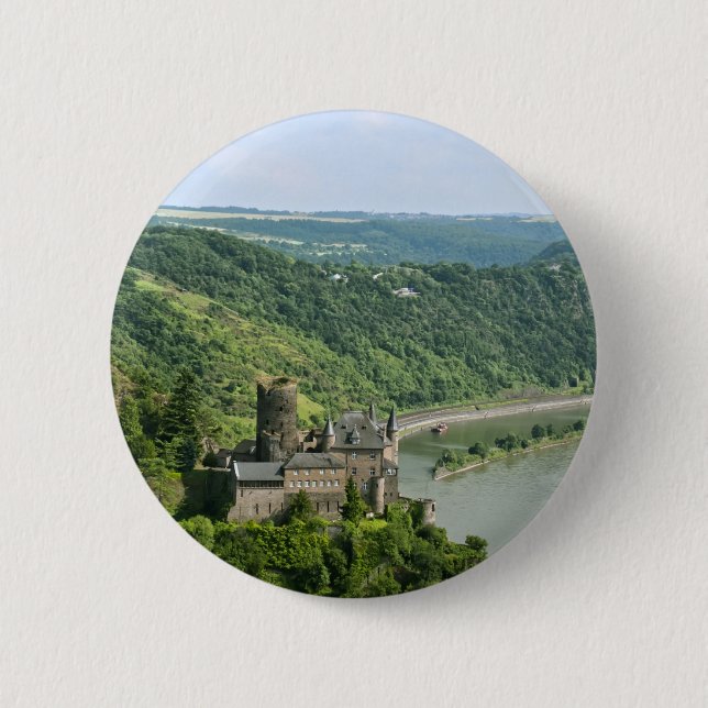 Badge Rond 5 Cm Château de Katz (Devant)