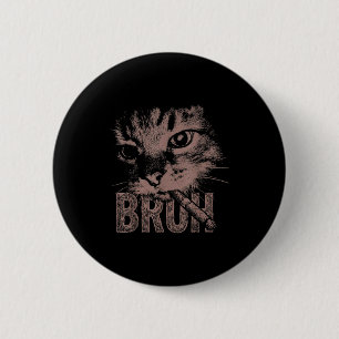 Badge Rond 5 Cm Chaton cigarette drôle chat qui fume mème stupide