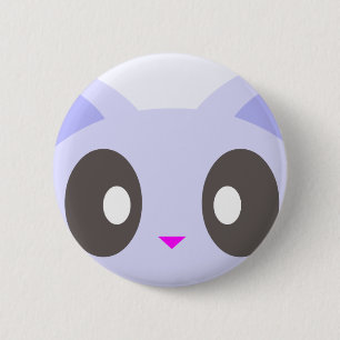 Badge Rond 5 Cm chaton mignon en gros plan