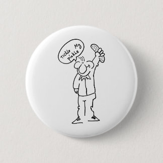 Badge Rond 5 Cm Chatouillez mes conserves au vinaigre