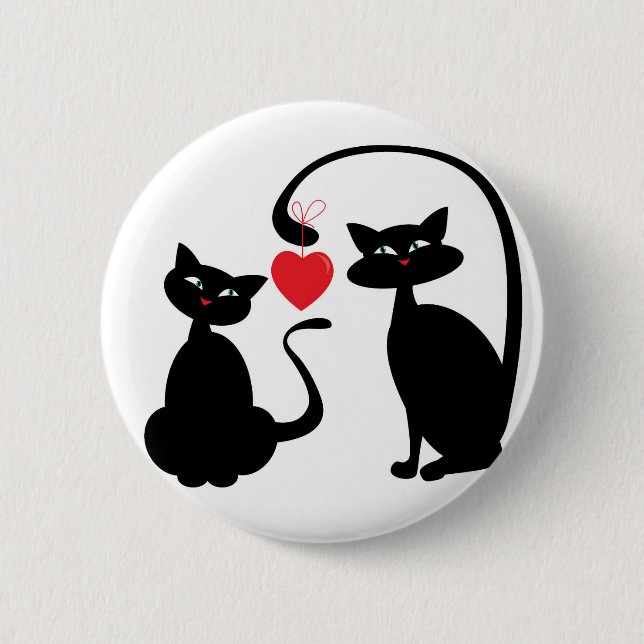 Badge Rond 5 Cm Chats à Moi (Devant)