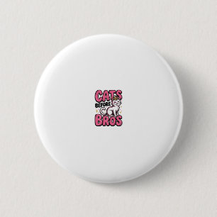 Badge Rond 5 Cm Chats avant frères conception de t-shirt de couron