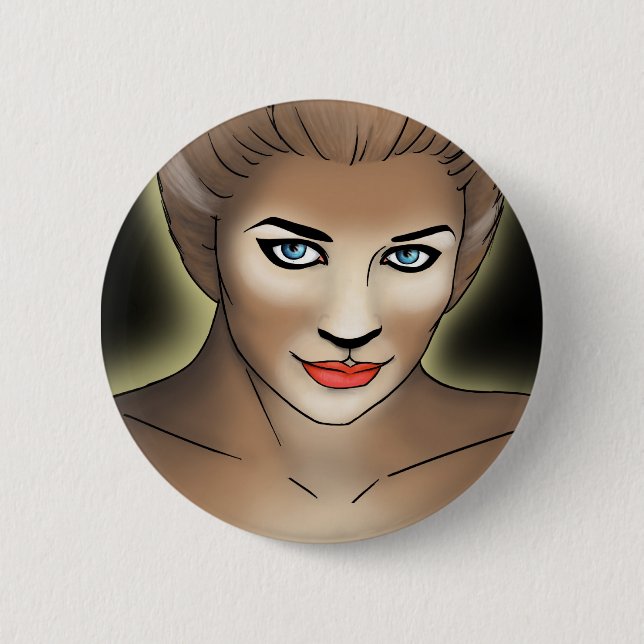 Badge Rond 5 Cm Chats le musical - Cassandra (Devant)