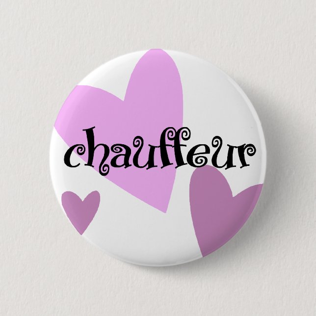 Badge Rond 5 Cm Chauffeur (Devant)