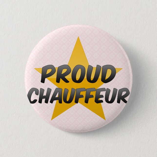 Badge Rond 5 Cm Chauffeur fier (Devant)