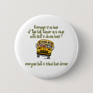 Badge Rond 5 Cm Chauffeurs de bus