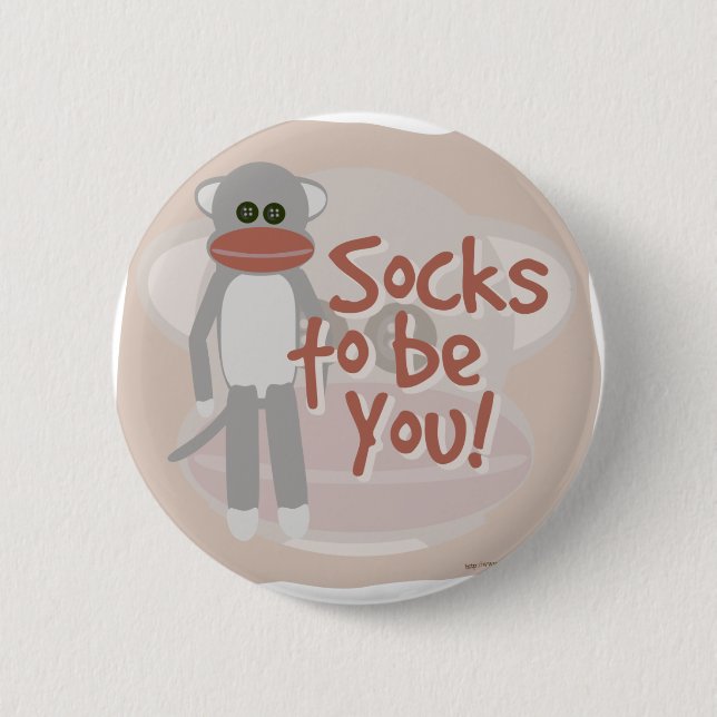 Badge Rond 5 Cm Chaussettes à être vous ! (Devant)
