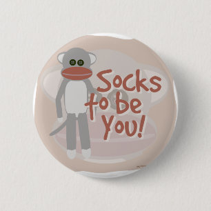 Badge Rond 5 Cm Chaussettes à être vous !