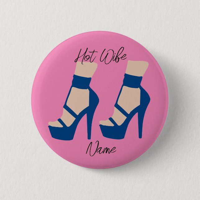 Badge Rond 5 Cm Chaussure à talon élevé Thunder_Cove (Devant)