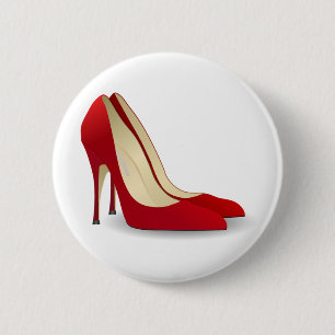 Badge Rond 5 Cm chaussures à talon rouge