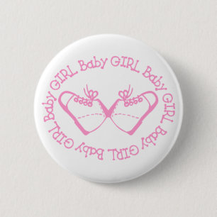 Badge Rond 5 Cm Chaussures de bébé