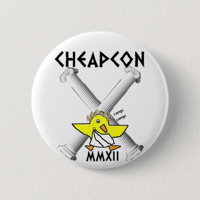 Badge Rond 5 Cm cheapcon x (Devant)