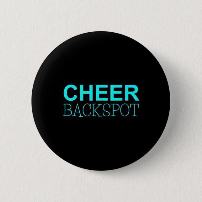 Badge Rond 5 Cm Cheer Ckspot Cheerleading  (Devant)