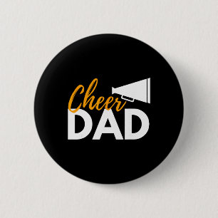 Badge Rond 5 Cm Cheer Papa - Meneur de claques Papa Cheerleader Pa