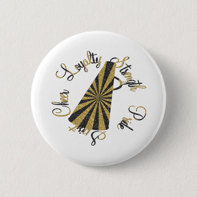 Badge Rond 5 Cm Cheerleading (Devant)