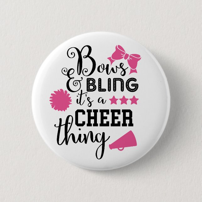 Badge Rond 5 Cm Cheerled personnalisé (Devant)