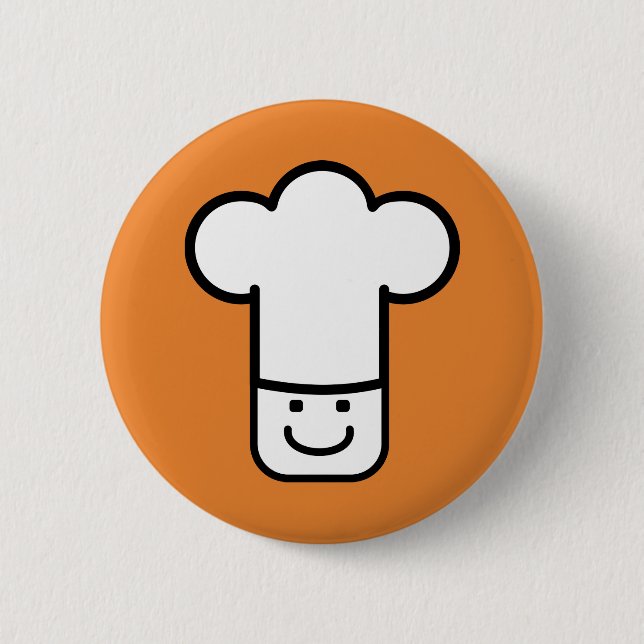Badge Rond 5 Cm Chef (Devant)