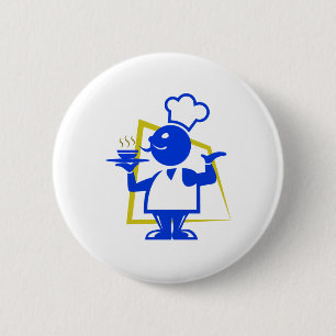 Badge Rond 5 Cm Chef