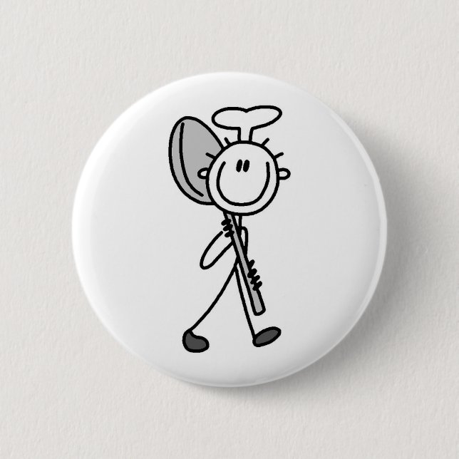 Badge Rond 5 Cm Chef à la cuillère (Devant)