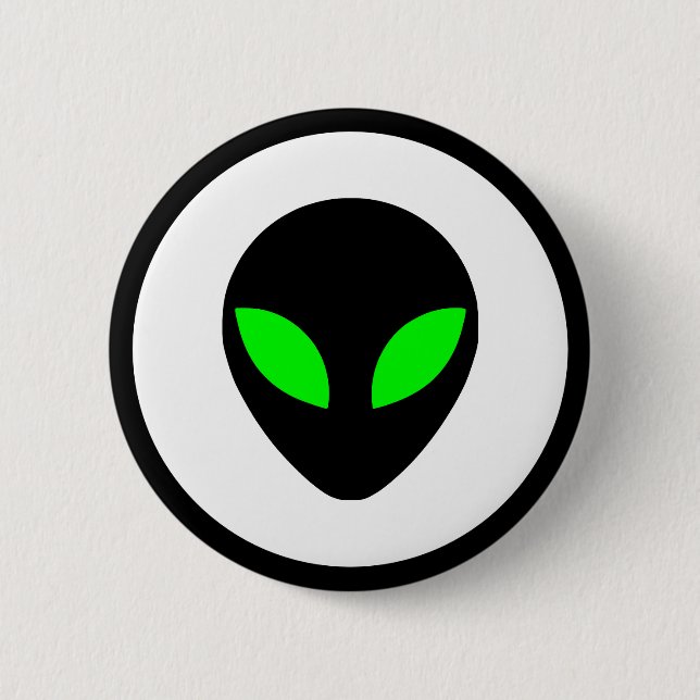 Badge Rond 5 Cm Chef Alien (Devant)