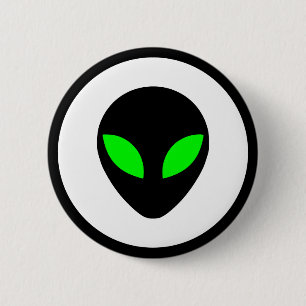 Badge Rond 5 Cm Chef Alien