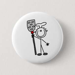 Badge Rond 5 Cm Chef avec spatule