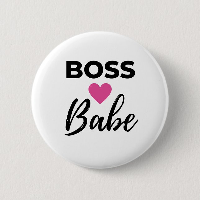 Badge Rond 5 Cm Chef Babe 2 (Devant)