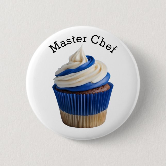 Badge Rond 5 Cm Chef Cupcake (Devant)