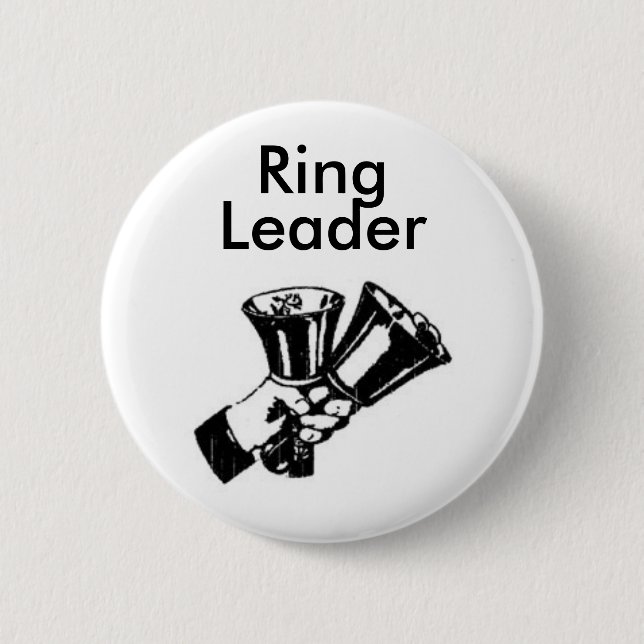 Badge Rond 5 Cm Chef d'anneau (Devant)