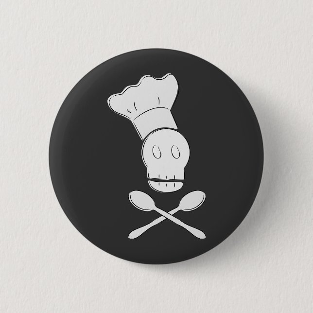 Badge Rond 5 Cm Chef de pirate (Devant)
