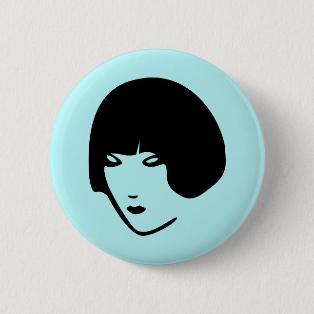 Badge Rond 5 Cm Chef femme (Devant)
