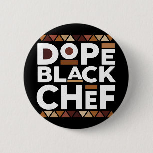 Badge Rond 5 Cm Chef Noir Drogue Histoire Noire Mélanine Chef Noir