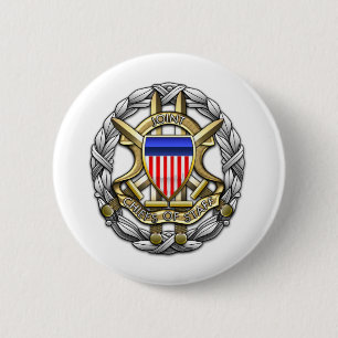 Badge Rond 5 Cm Chefs d'état-major interarmées