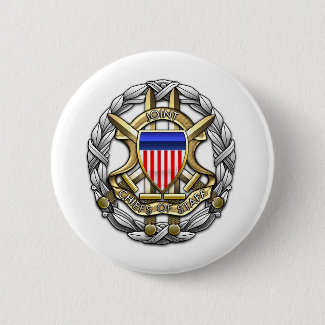 Badge Rond 5 Cm Chefs d'état-major interarmées (Devant)