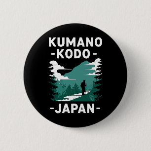 Badge Rond 5 Cm Chemin de pèlerinage Kumano Kodo Japon
