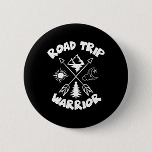 Badge Rond 5 Cm Chemin De Route Guerrier Chemise Familiale Pour Va