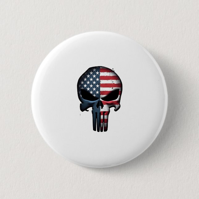 Badge Rond 5 Cm Chemise 4 juillet pour femmes hommes drapeau améri (Devant)